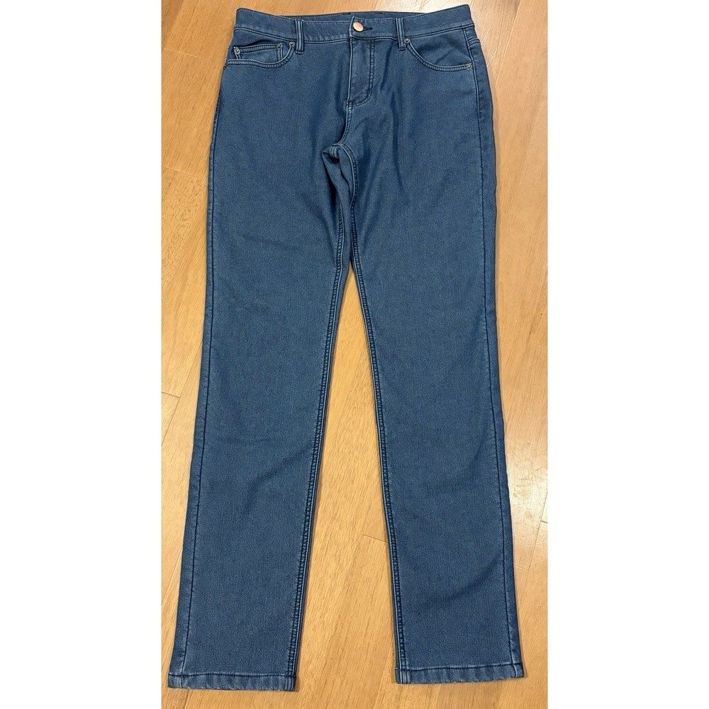 Mugsy Arctics Jeans Mens 33 x 34 Blue Stretch Straight Leg Fleece Lined Denim